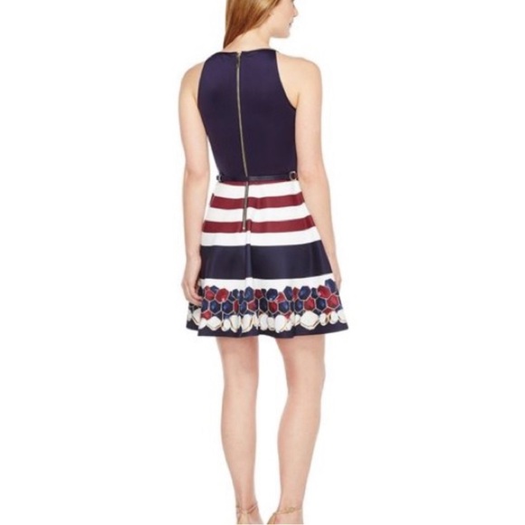 Ted Baker London Annalie Rowing Stripe Skater Dress - Picture 2 of 8